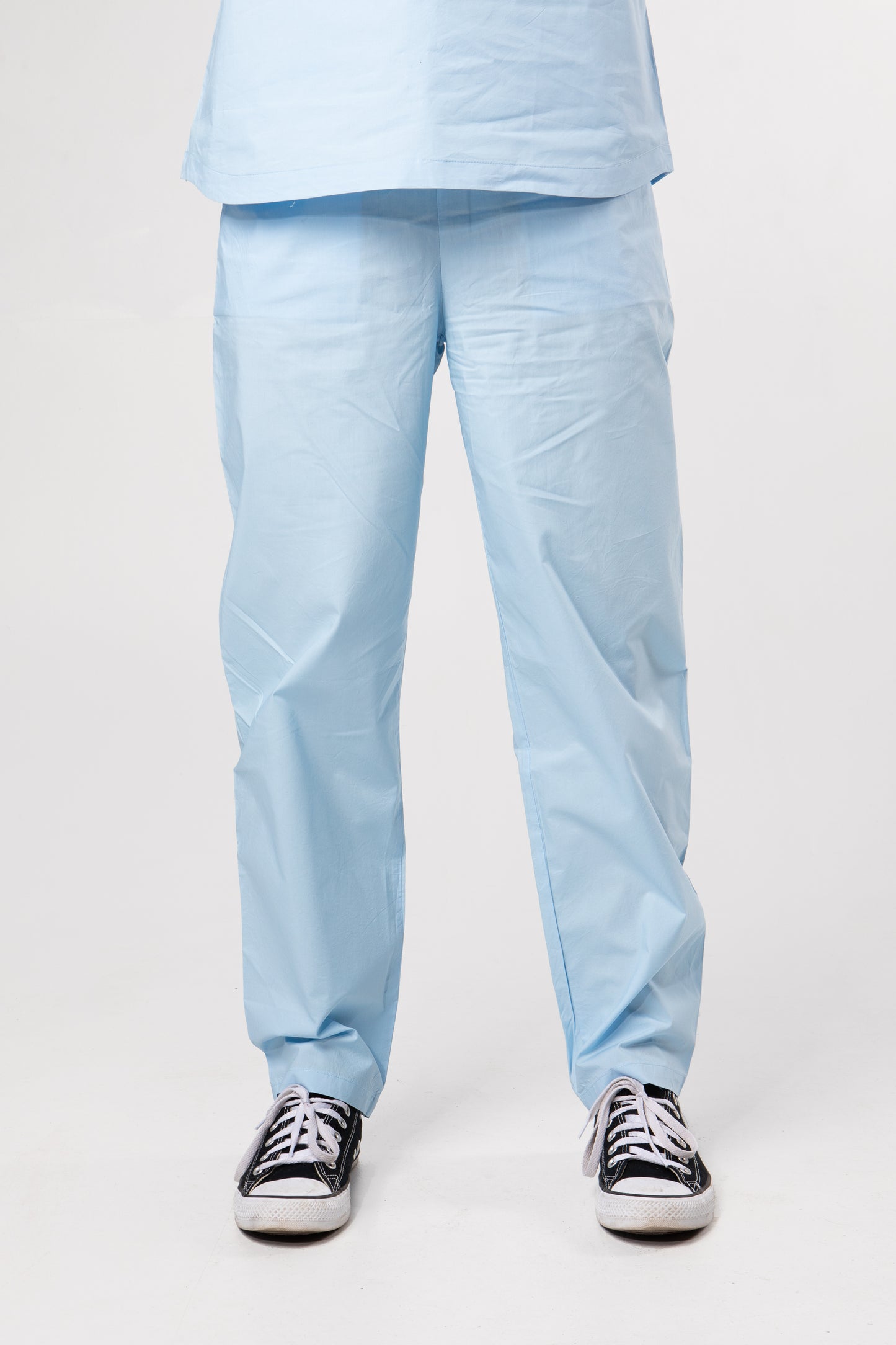 100% Organic Cotton Scrub Pants Ceil Blue
